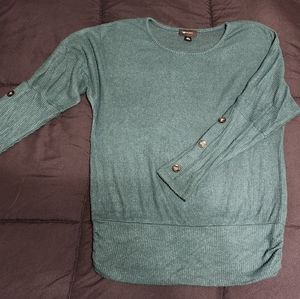 AB Studio Green sweater size Medium